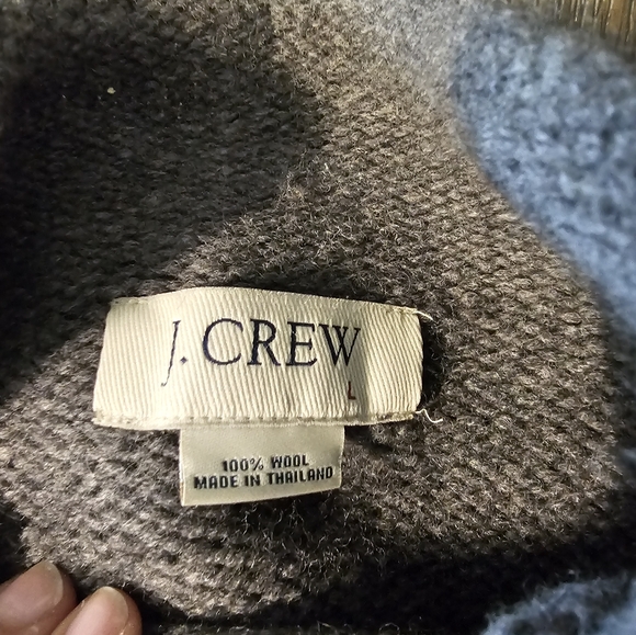 Men's Gray and Black Sweater Set VINTAGE J. CREW SIZE LARGE - Picture 2 of 2